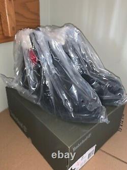 NIB Timberland Men's Premium 6 Holiday XMas 6 Boots Black Nubuck + gift bag