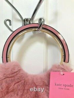 NWT Authentic Kate Spade Betty Fur Swag Bag Purse FREE SHIP-Christmas Gift