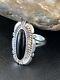Native American Navajo Handmade Sterling Silver Black Onyx Ring Sz 6 11586 Gift