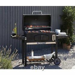 New XXL Large barbecue cooking Smoker Charcoal christmas gift Grill xmas BBQ UK
