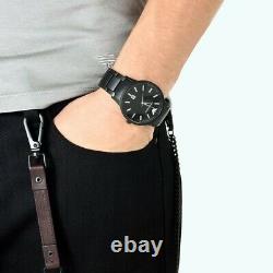 New Xmas Gift Emporio Armani Ar11079 Mens Black Watch, Coa 2 Y Warranty, Next