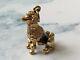 Nuvo 9ct Gold Charm 1972 Of Poodle Dog Christmas Gift Idea Beautiful Detail Rare