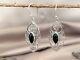 Onyx Earrings, December Birthday Gifts, 925 Sterling Silver, Gift For Her