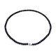 Pacific Pearls 5mm Black Freshwater Pearl Necklace Free Shipping Gifts For Wife