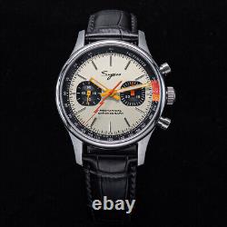 Panda 1963 Seagull Swan neck Mechanical Chronograph Luminous Watch For Xmas Gift