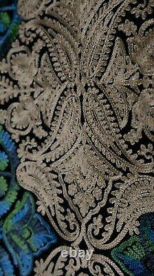 Pashmina Kashmiri Shawl Black, Winter Special, Perfect Gift, Fine Embroidery