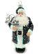 Patricia Breen Come Bearing Gifts Quilling Black Christmas Tree Holiday Ornament