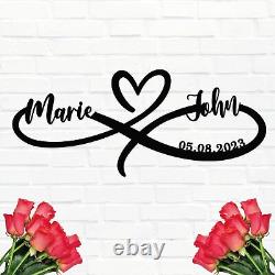 Personalized Infinity Sign Christmas Gifts 2023 Infinity Heart Wall Decor