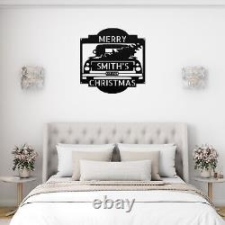 Personalized Truck Metal Wall Art Sign Home Decor Christmas Decorations Gifts