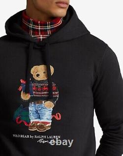 Polo Ralph Lauren Hoiday Gift Bear Fleece Hoodie Pullover 4XLT 4X Tall NWT