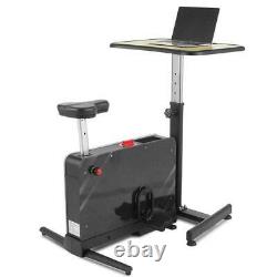 Portable Folding Under Desk Cycle Bike Adjustable seat Home Use Top Xmas Gift US