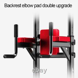 Power Tower Pull Up Bar Dip Station With Sit Up Bench Fitness Home Gym Xmas Gift