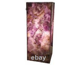 Purple Amethyst Stone Agate Christmas Gifts Lamp, Dining Table Lamp, Home Decors