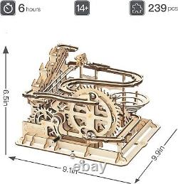 ROKR Marble Run Sets 3D Wooden Puzzle (5 Sets) Building toy Kits for Xmas Gifts