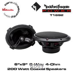 Rockford Fosgate Power T1692 6X9 2-Way Full-Range Speakers 200 Watts
