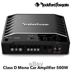 Rockford Fosgate Prime R2-500X1 Mono Car Amplifier 500W Bass Amplifier Amp BN