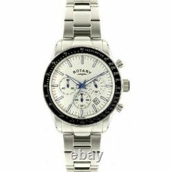 Rotary Stainless Steel Chronograph Men's Watch GB00470/01 MRP- £145 Xmas Gifts