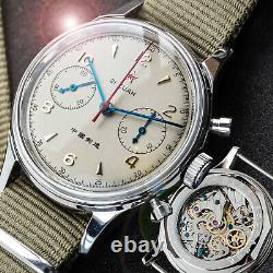 SEAGULL 1963 2021 DIAL Sapphire Nylon+Leather Mechanical Watch C1963BK