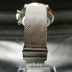 SEAGULL 1963 2021 Milan Steel + Nylon 2 Band Sapphire BLACK Mechanical Watch