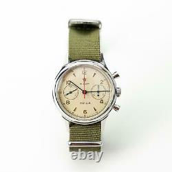SEAGULL 1963 D304 Sapphire with Extra BAND Chronograph Mechanical Mens Watch