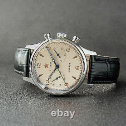SEAGULL 40mm 1962 (NEW 1963) Exhibition X BLACK Leather Mechanical Watch