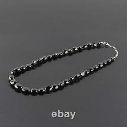 Shungite Sterling Silver Necklace 5GWifi Radiation EMF Protection Gift for GF