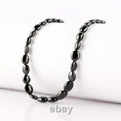 Shungite Sterling Silver Necklace 5GWifi Radiation EMF Protection Gift for GF