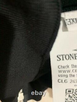 Stone Island Zip Cardigan, Black 3XL Christmas Gift Idea