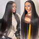 Straight Human Hair Wigs Christmas Gift Free Part Hd Transparent Lace Front Wigs