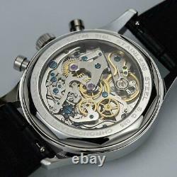 Sugess 40MM Race Panda Chronograph Mechanical Watch Seagull 1963 SUPANK002GN/SN