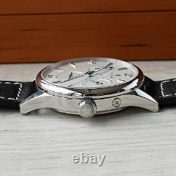 Sugess 40mm Gustav Becker Seagull ST1780 Mechanical Vintage Watch SU1780SW 1963