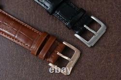 Sugess 42mm Gustav Becker Ultra Thin 9mm Skeleton Mechanical Mens LUXURY Watch
