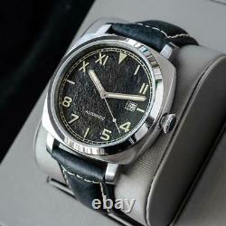 Sugess 43mm BIG DIAL Gustav Becker California Dial Mechanical Men Watch SUPAM001