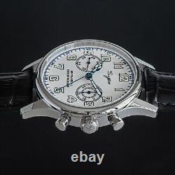 Sugess Chrono Premier SWAN NECK Enamel Dial Chrono Watch SEAGULL 1963 SUCHP004K