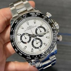 Sugess Chronometer Daytona Ceramic Bezel 7750 Panda Chronograph Watch SU001DAY