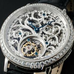 Sugess Elegant Luxury Genuine Tourbillon Master Seagull ST8000 Mechanical Watch