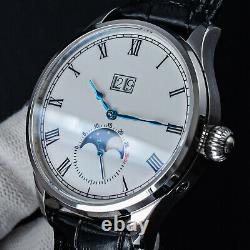 Sugess Enamel MoonPhase Automatic Mechanical Watch Seagull ST1908 1963 SU2528SW