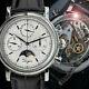 Sugess Gold Swan Neck Moonphase Chronograph Watch Seagull 1963 Su1908swx