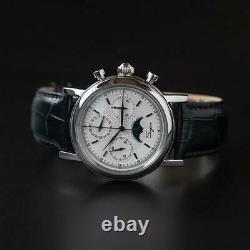 Sugess GOLD SWAN NECK MoonPhase Chronograph Watch Seagull 1963 SU1908SWX