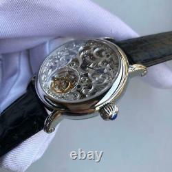 Sugess Genuine 12 pcs Diamond Index Tourbillon Seagull ST8000 Mechanical Watch