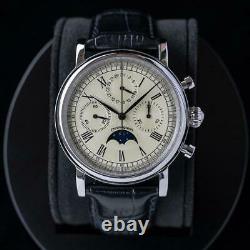 Sugess M199S 29 1/2 Day MoonPhase Chronograph Mechanical Watch Seagull 1963