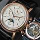 Sugess Moonphase Gold Swan Neck Chronograph Mens Watch Seagull 1963 Su1908gkx