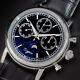 Sugess Moonphase Master Chronograph Mechanical Watch Seagull 1963 Silver Black