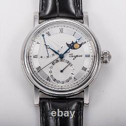 Sugess MoonPhase Master High Beat Mechanical Mens Watch Seagull 1963 SU2153SW