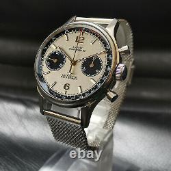 Sugess Panda Chrono Chronograph Mechanical Mens Watch Seagull 1963 SUPAN008GN/SN