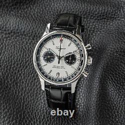 Sugess Racing Panda Chronograph Mechanical Mens Watch Seagull 1963 SUPAN001GN/SN