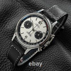 Sugess Racing Panda Chronograph Mechanical Mens Watch Seagull 1963 SUPAN001GN/SN