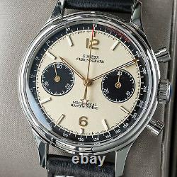 Sugess Racing Panda Chronograph Mechanical Mens Watch Seagull 1963 SUPAN002GN/SN