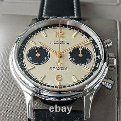 Sugess Racing Panda Chronograph Mechanical Mens Watch Seagull 1963 SUPAN002GN/SN