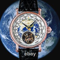 Sugess Tourbillon Master Enamel Earth Seagull ST8000 Mechanical Watch SUEARTHG2